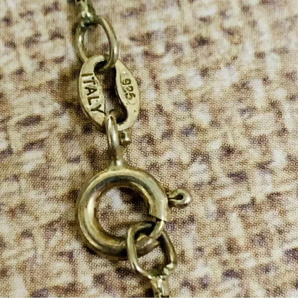 Alpha Chi Omega Sterling Silver Necklace‎